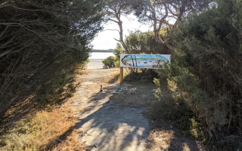 Lake Robe Ecosystem Sign