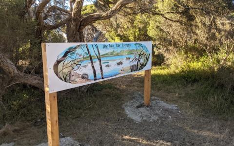 Lake Robe Ecosystem Sign