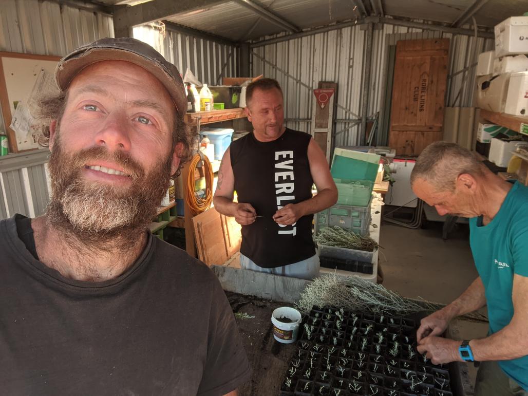 volunteers in the nursery